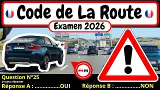 ✅ TEST GRATUIT DU CODE DE LA ROUTE 2026 🚗 #176