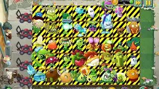 Pvz2 Survival - 40 Old Plants & Intensive Carrot Battlez Vs All Zombiws