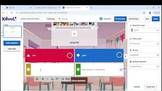 Kahootda quiz yaratish