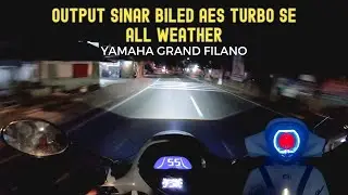 REVIEW BILED AES TURBO SE ALL WEATHER 3 WARNA &bull; YAMAHA GRAND FILANO &bull; MOTOVLOG PEMULA