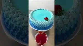 peach cake decoration