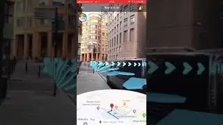 AR Cloud Navigation of a pedestrian