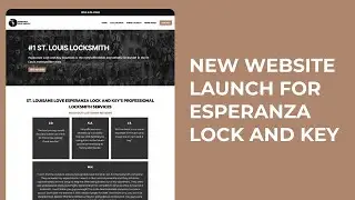 New Website Launch: Esperanza Lock and Key