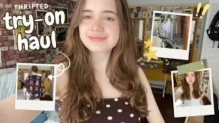 thrifted clothing try-on haul - finding my style for the summer (continued...)