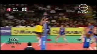 Italia x Brasil 1set Final FIVB Women's Junior 2011