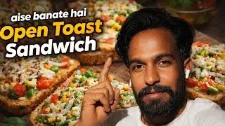 How to make Open Toast Sandwich | kalakaar Faiz| #recipe #sandwich #breakfast #chef #dailyvlog #chef
