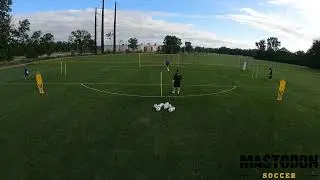 College GK Training: Positional Play & Angled Shot Stopping