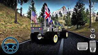 Monster Truck Snow Crazy Stunts ❄️ | Offroad Outlaws Gameplay | Full Speed & Fun |