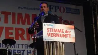 HC Strache &uuml;ber Steuererleichterung 20.5.16 in Favoriten und Registrierkassen
