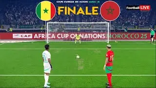 S&eacute;n&eacute;gal vs Maroc - Penalty Shootout - FINALE Coupe d'Afrique des Nations 2025 | eFootball PES