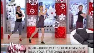 Taebo, pilates, salsa, slabit, anticelulitic si tonus muscular la 