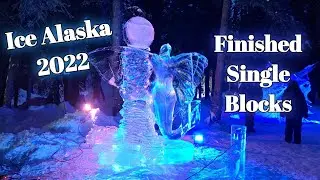 Ice Alaska 2022 Finished Single Blocks | Before and After Comparisons