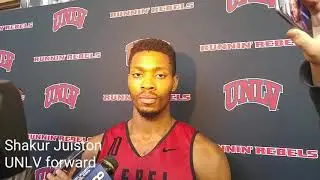 UNLV's Shakur Juiston on defending home court
