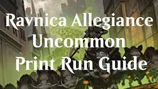 Guide to the Uncommon Print Run for Ravnica Allegiance drafts on Magic Arena