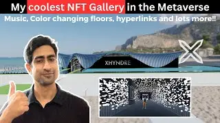 My coolest NFT gallery yet!! #metaverse #crypto #nftgallery #nft #decentraland #spatial #vr