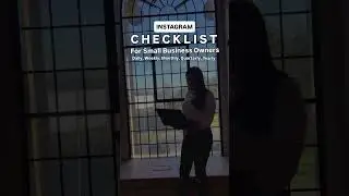 Instagram Checklist for Small Business Owners #socialmediatips #socialmediaforbusiness