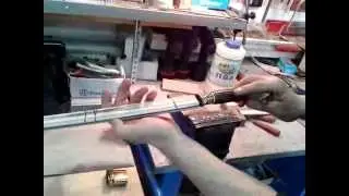 Изготовление ножен для шашки