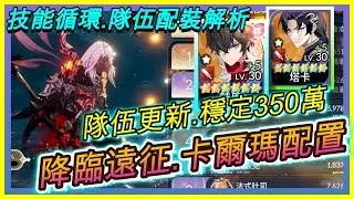 【七騎士Re:BIRTH】降臨遠征隊『卡爾瑪配置』更新｜穩定350萬分｜萊恩&塔卡&毗曇配置｜技能循環+隊伍配裝解析｜ SevenKnight Re:Birth | 【小月】