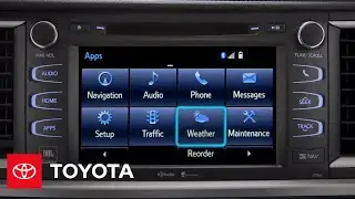 Toyota Entune l Advanced HD Weather | Toyota