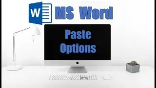 Paste Options in MS Word
