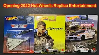 Opening 2022 Hot Wheels Replica Entertainment Cyber Punk Porsche Forza Horizon Mitsubishi