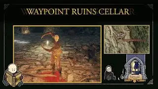ELDEN RING&trade; Waypoint Ruins Cellar grace location