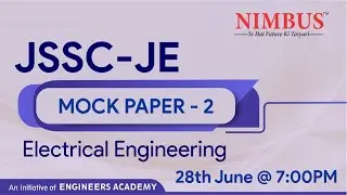 JSSC JE 2022 |  Mock Paper -2 | Electrical Engineering | JSSC JE Mock Paper With Solution | NIMBUS