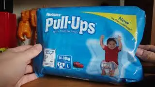 Opening Old Huggies PullUps