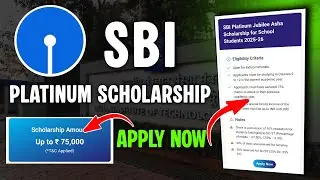 SBI Foundation Platinum Jubilee Scholarship 2025 | SBI Scholarship Online Apply