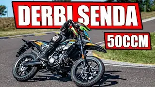 DERBI SENDA DRD X-Treme 50ccm KNIESCHLEIFEN