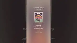 Let's waste forever