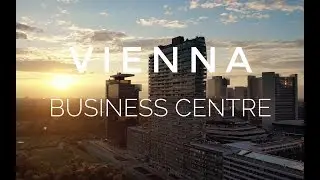 4K Drone Footage - Vienna Business centre
