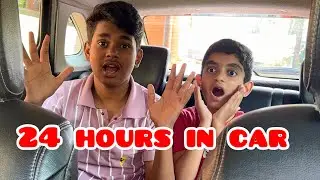 24 Hours in a Baleno Car at Night | Real Horror Experience| Bacche kya Challenge Complete karpaenge