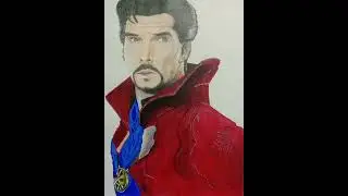 Doctor Strange (Benedict Cumberbatch) realistic art with #acryliccolourpainting#art#marvelart