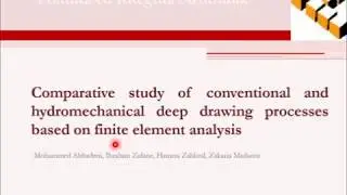 Comparative study of conventional and hydromechanical deep drawing