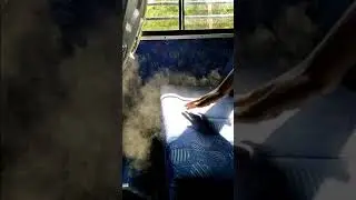 Slow motion video | van seat dust in slow motion effects #shorts