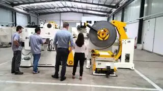 Germany customer visit the 9mm 3 in 1 feeder machine