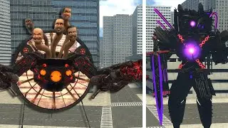 Astro hydra titan vs all Skibidi titan tvman , cameraman , speakerman in Garry's Mod ! Garry's Mod