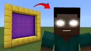 I MADE A PORTAL TO HEROBRINE IN MINECRAFT PE - HERE'S WHAT HAPPENED 😱