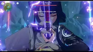 F2P Raiden shogun dmg showcase, crowned burst