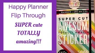 HAPPY PLANNER  ...  Flip Through  ...  100 PAGE STICKER BOOK Sold @ Joann's