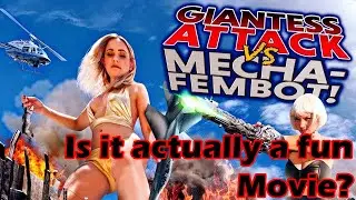 Giantess Attack VS  Mecha Fembot - Bad Special Effects at their Best!