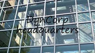 How to pronounce DynCorp headquarters in English?