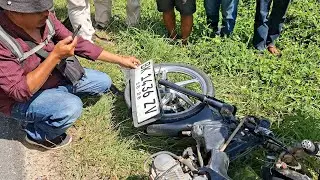 Mobil Tabrak Pemotor Melarikan Diri Langsung Di Kejar Masa