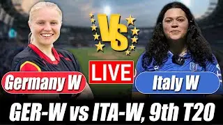 Germany Women vs Italy Women Score | GER-W vs ITA-W, 9th T20 Bangla Commentary |