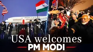 PM Modi arrives to a warm welcome in Washington DC