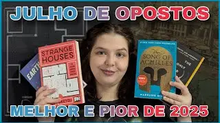 LEITURAS DE JULHO: MELHOR E PIOR LEITURA DO ANO!! // Livre em Livros