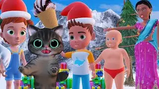 Chintu Baba aur Cat in snow 02 | Bittu Sittu toons | Paagal Beta | Kadu Padu Vines | CS Bisht Vines
