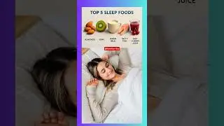 Top 5 Foods for Better Sleep: Boost Your Night Naturally #shorts