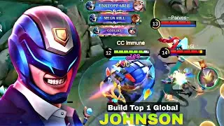 WTF DAMAGE!! Johnson Mage Build!! - Build Top 1 Global Johnson ~ MLBB